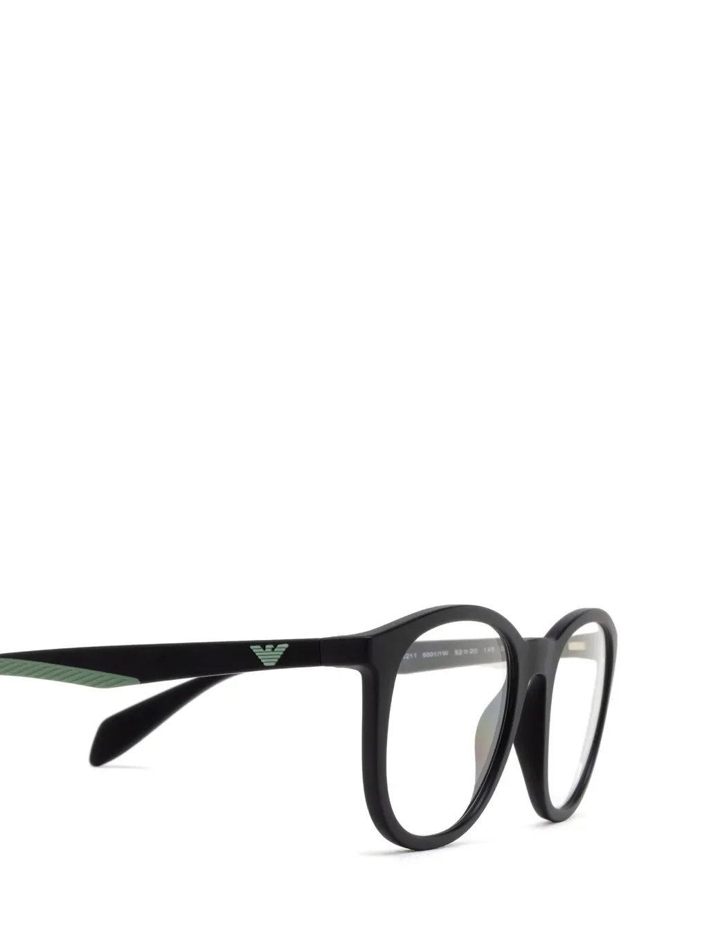 Emporio Armani Round Frame Clip-On Glasses