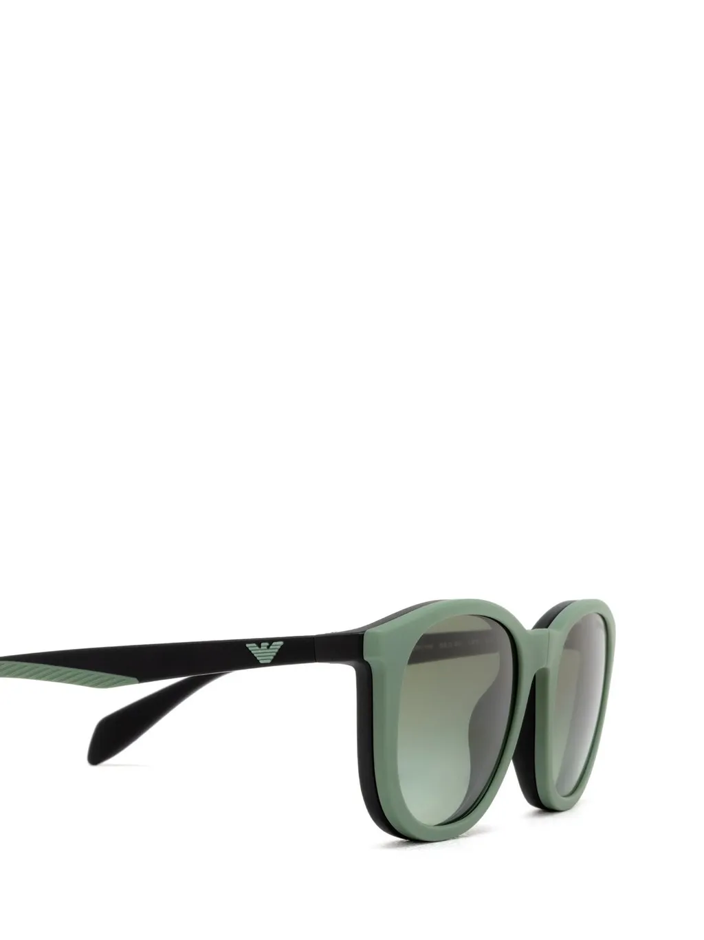Emporio Armani Round Frame Clip-On Glasses