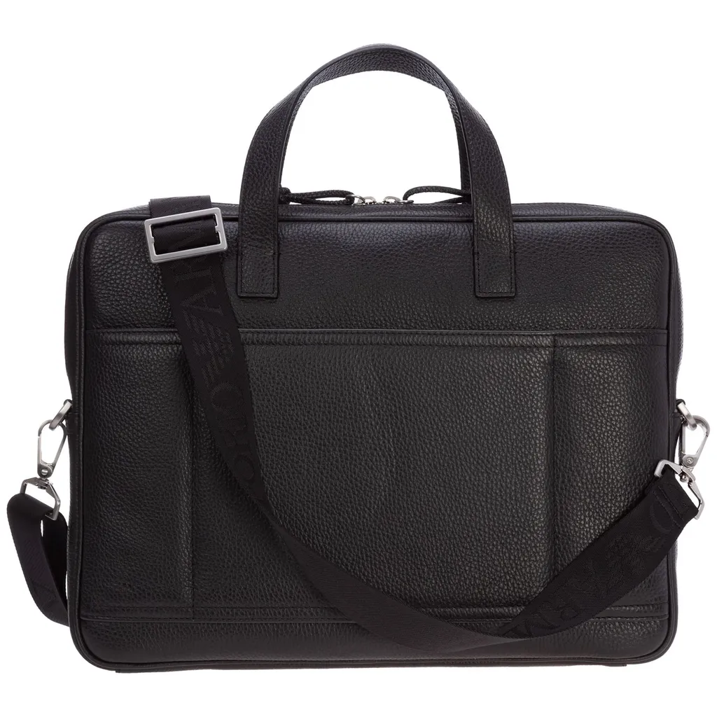 Emporio Armani Logo Detailed Briefcase