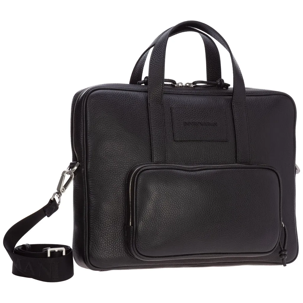 Emporio Armani Logo Detailed Briefcase