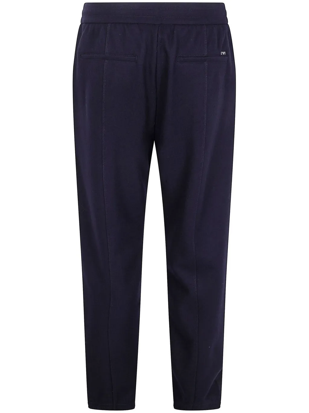 Emporio Armani Logo Plaque Tapered Pants