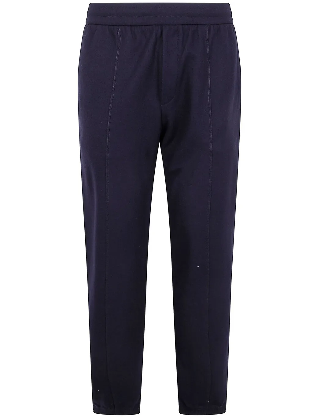 Emporio Armani Logo Plaque Tapered Pants