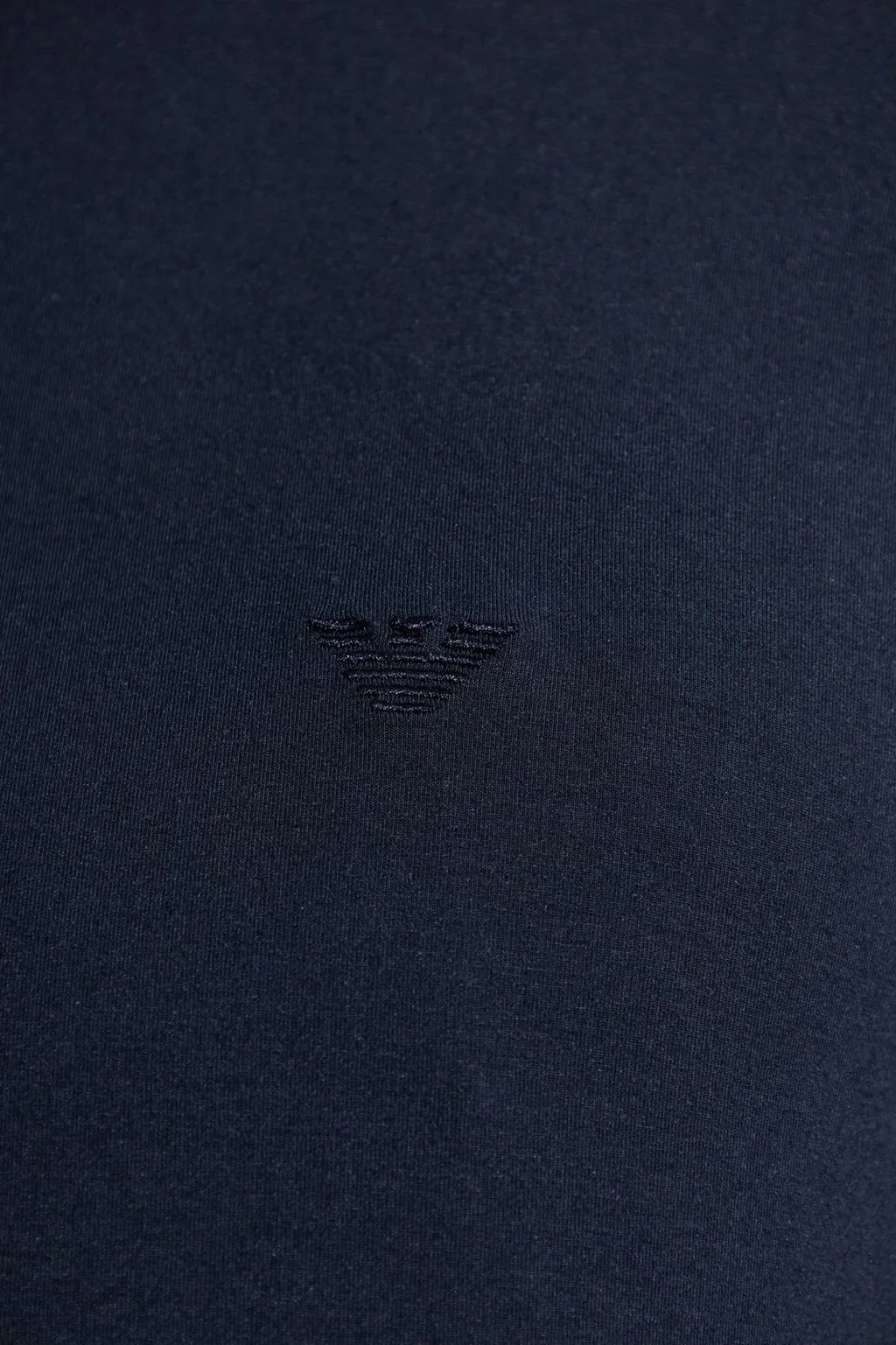 Emporio Armani Logo Embroidered Lingerie T Shirt