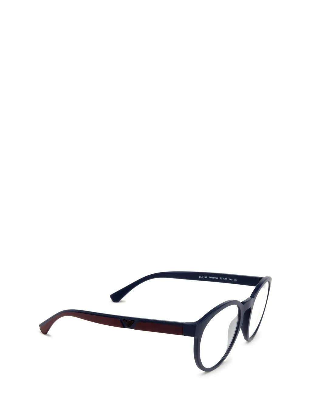 Emporio Armani Round Frame Clip-On Glasses