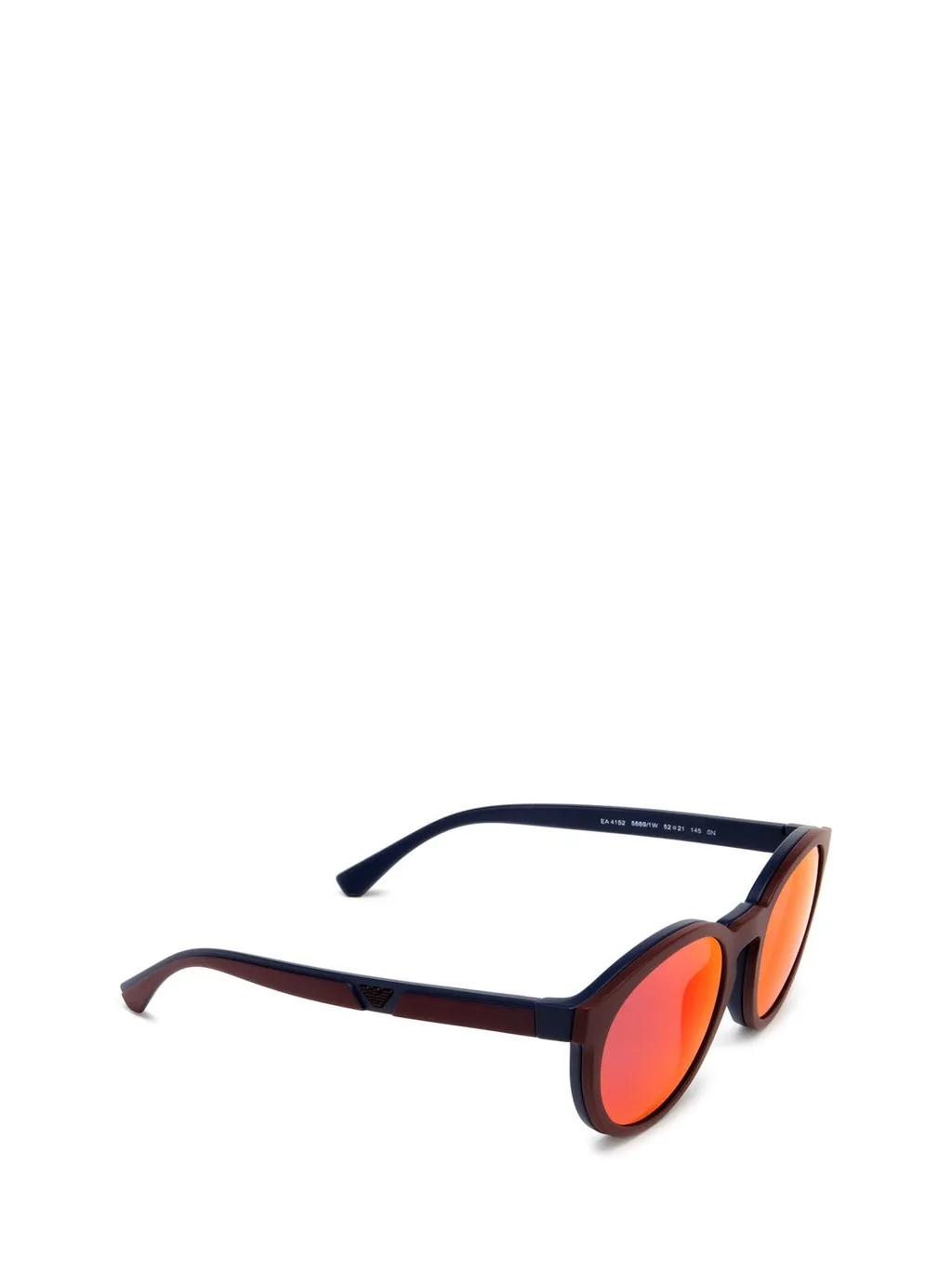Emporio Armani Round Frame Clip-On Glasses