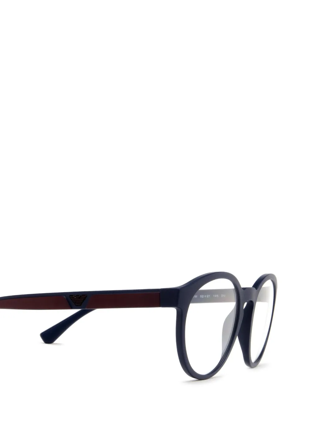 Emporio Armani Round Frame Clip-On Glasses