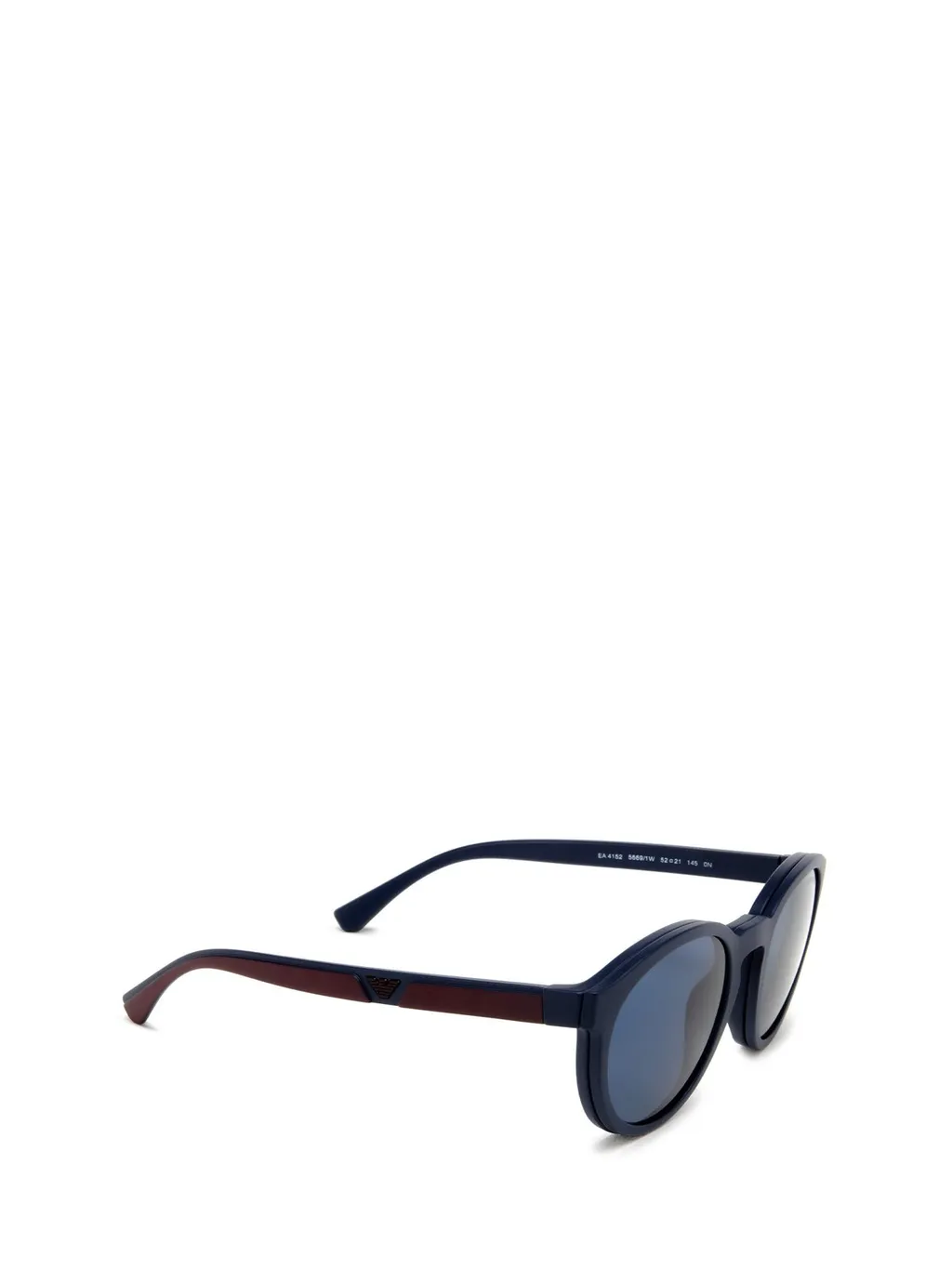 Emporio Armani Round Frame Clip-On Glasses