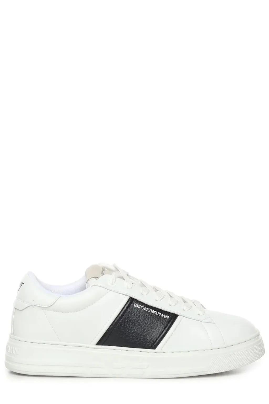 Emporio Armani Panelled Lace-Up Sneakers