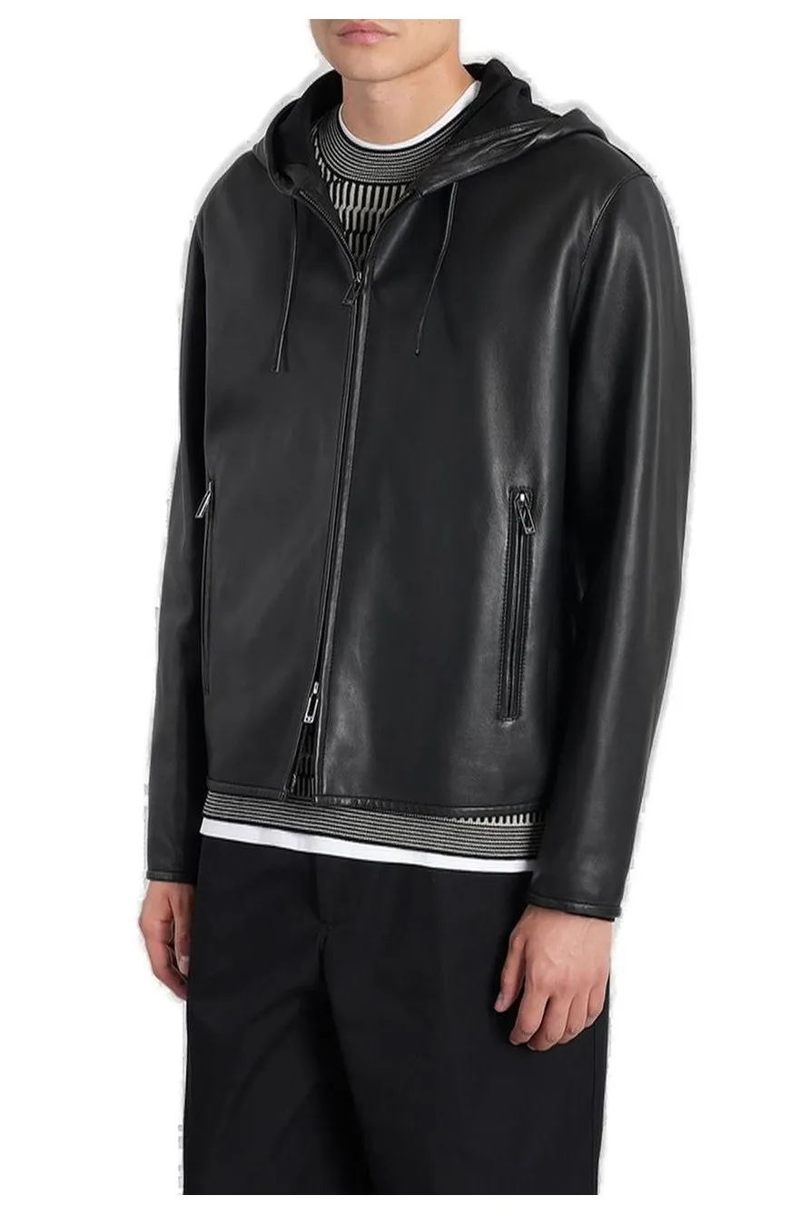 Emporio Armani Zipped Hooded Jacket