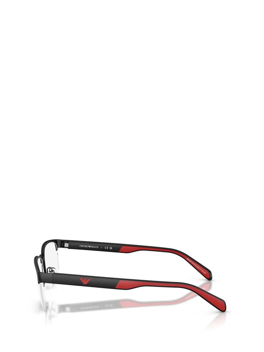 Emporio Armani Rectangular Frame Glasses