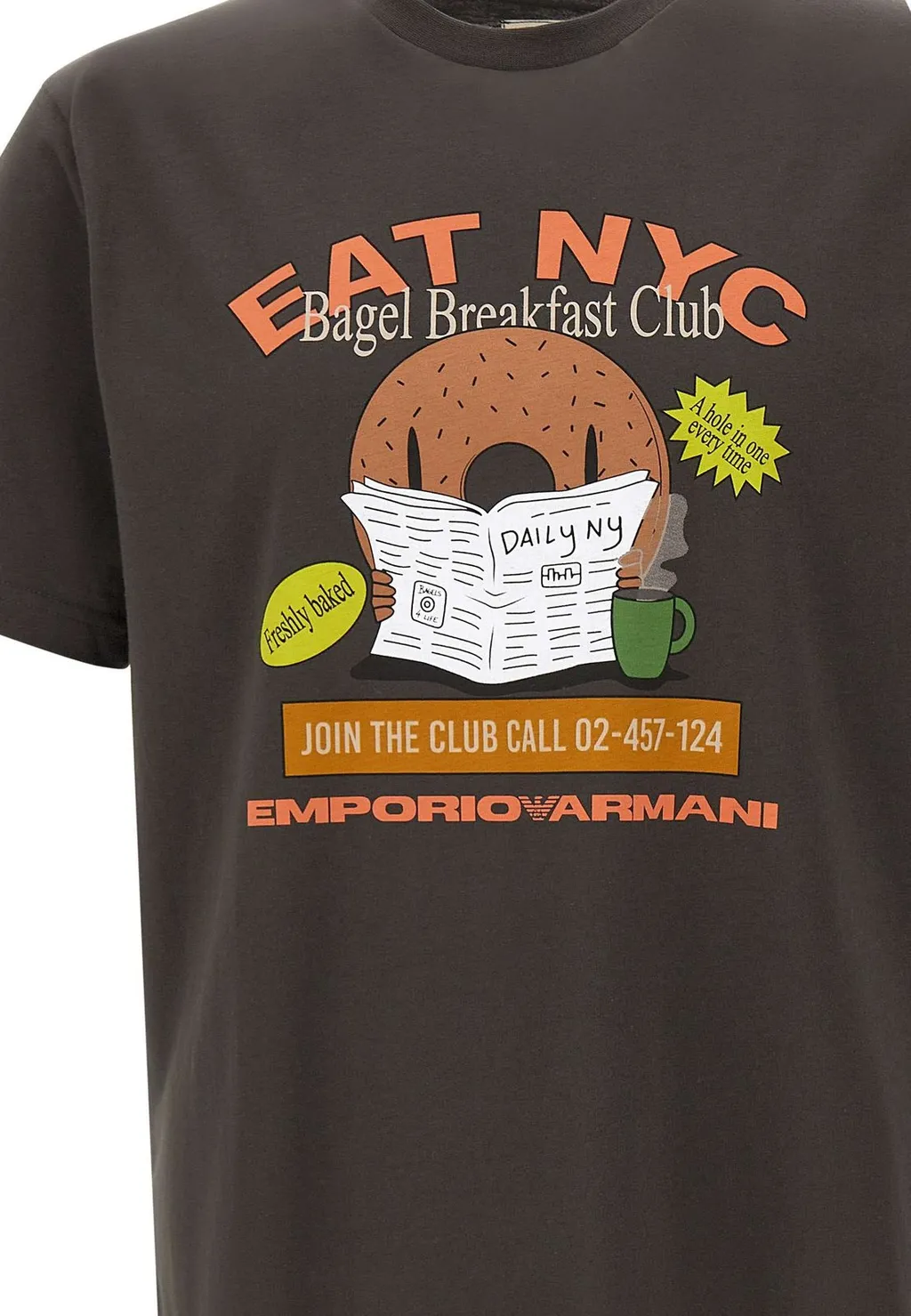 Emporio Armani Graphic Printed Crewneck T-Shirt