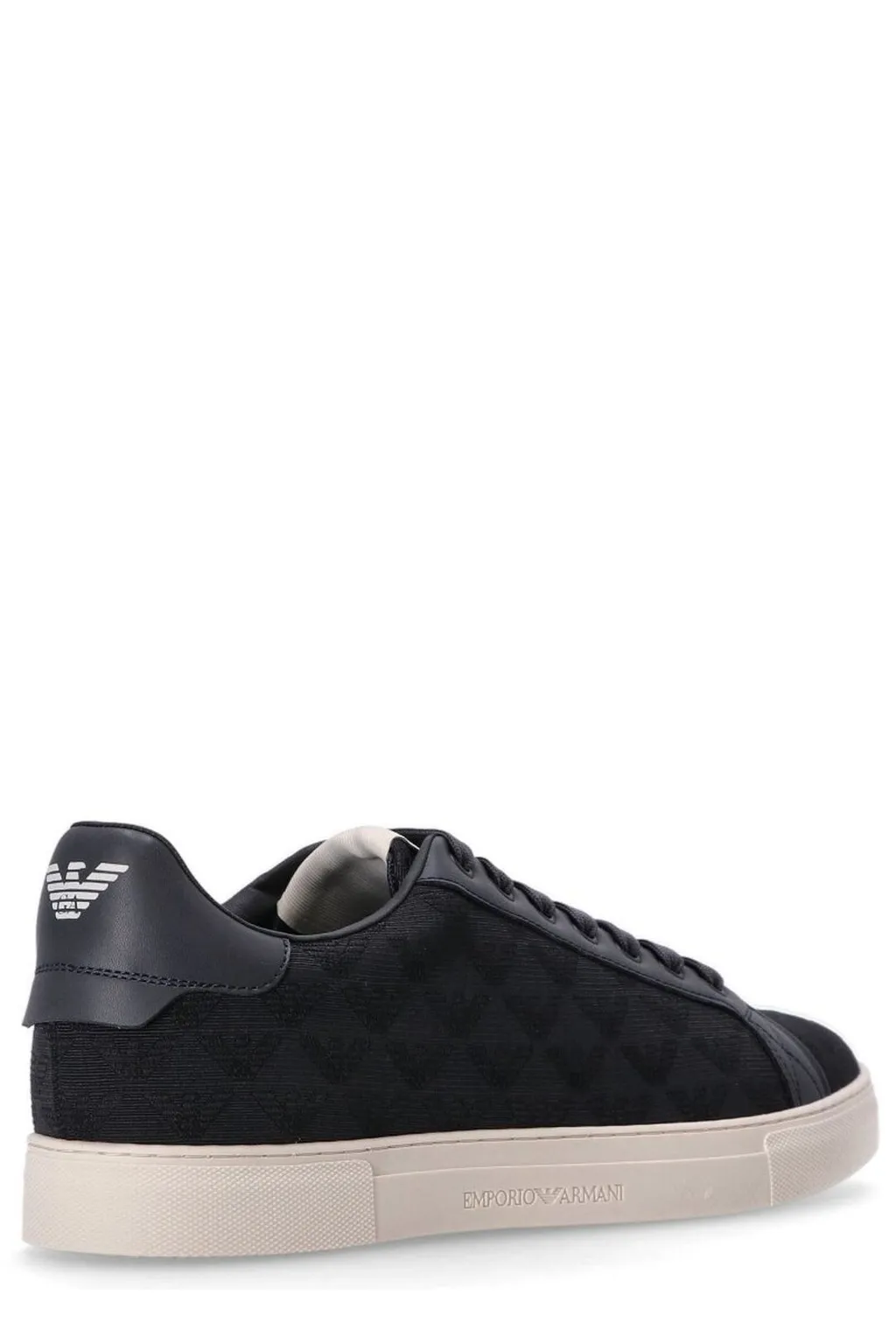 Emporio Armani Eagle-Logo Low-Top Sneakers