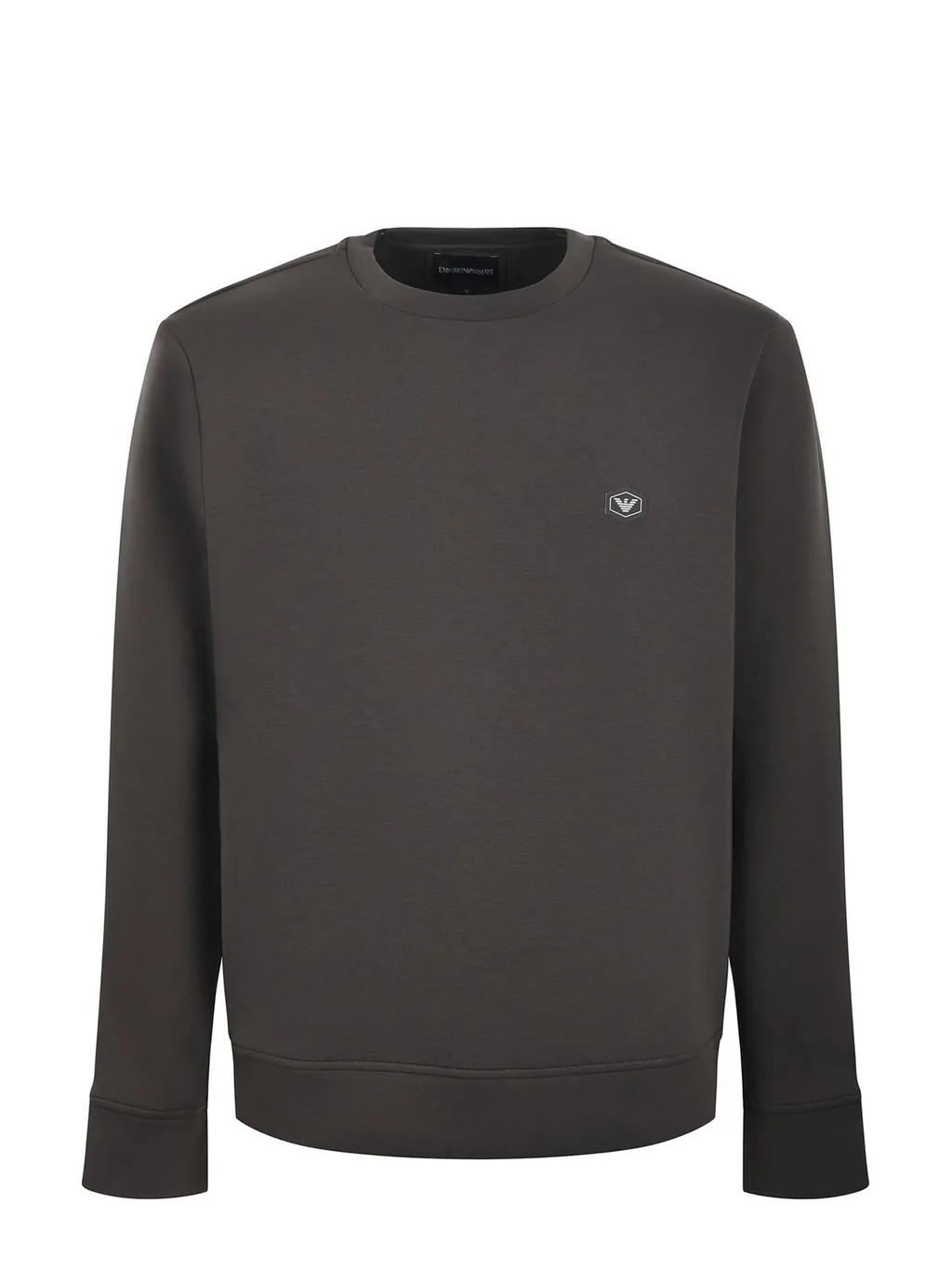 Emporio Armani Logo Patch Crewneck Sweatshirt