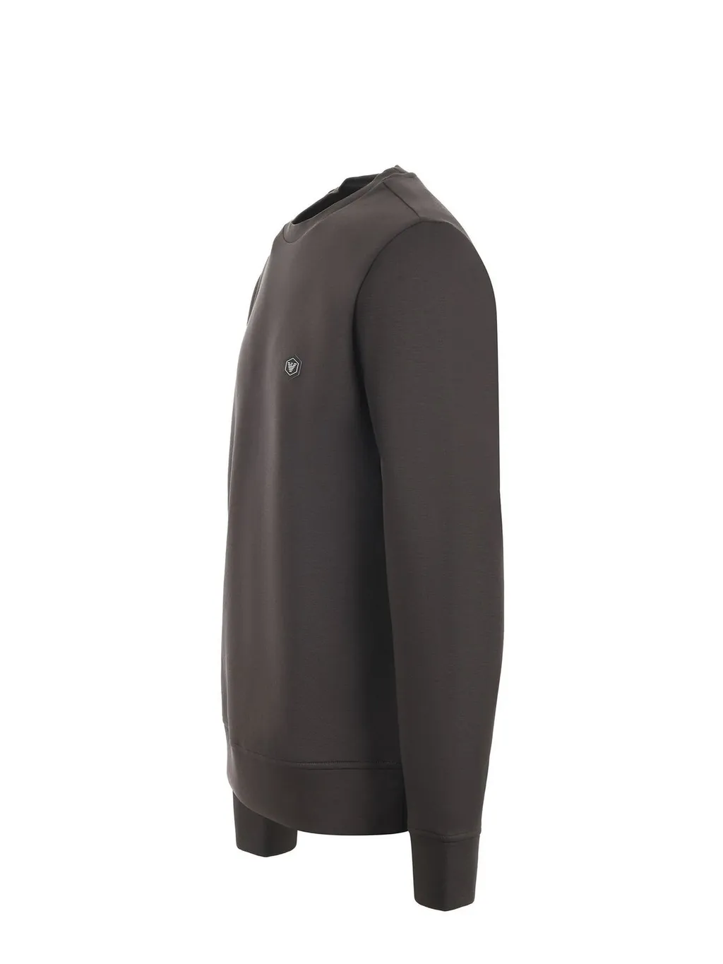 Emporio Armani Logo Patch Crewneck Sweatshirt