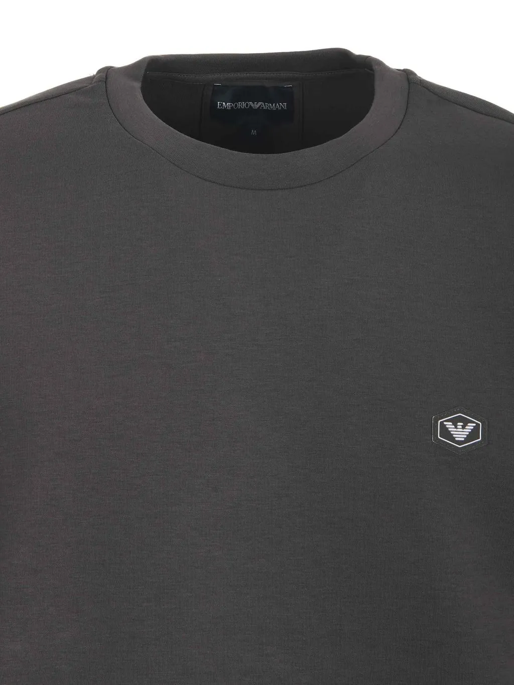 Emporio Armani Logo Patch Crewneck Sweatshirt