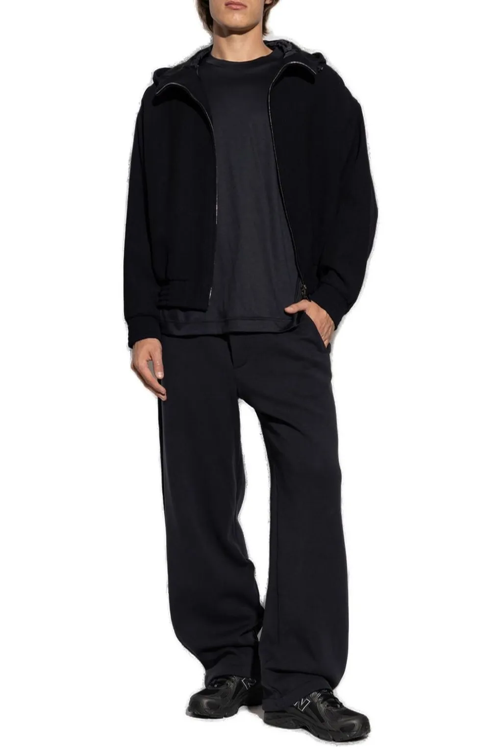 Emporio Armani Zip-Up Hooded Jacket