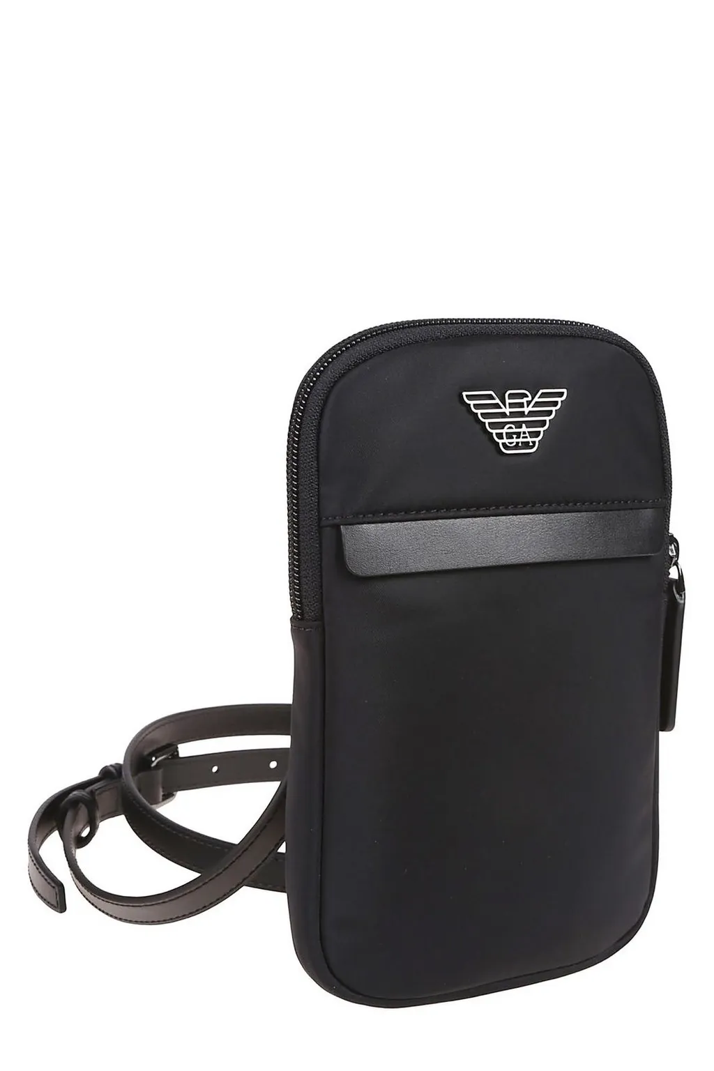 Emporio Armani Logo Patch Zipped Wallet
