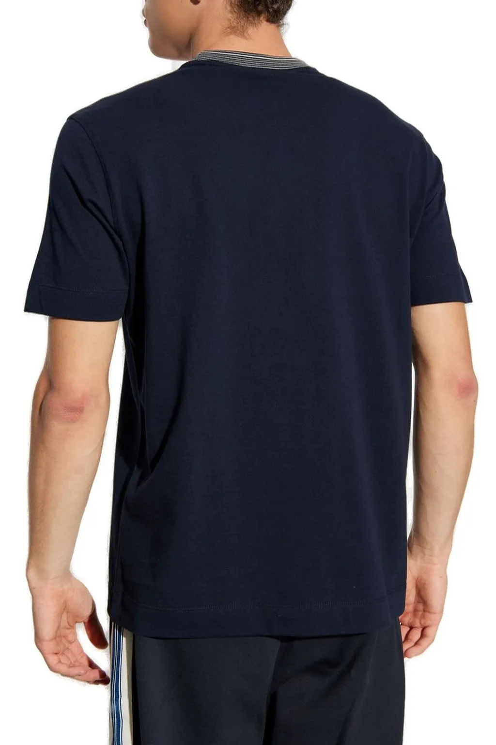 Emporio Armani Logo-Embroidered Crewneck T-Shirt