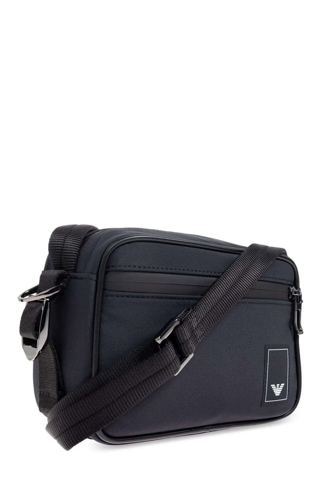 Emporio Armani Logo Patch Messenger Bag