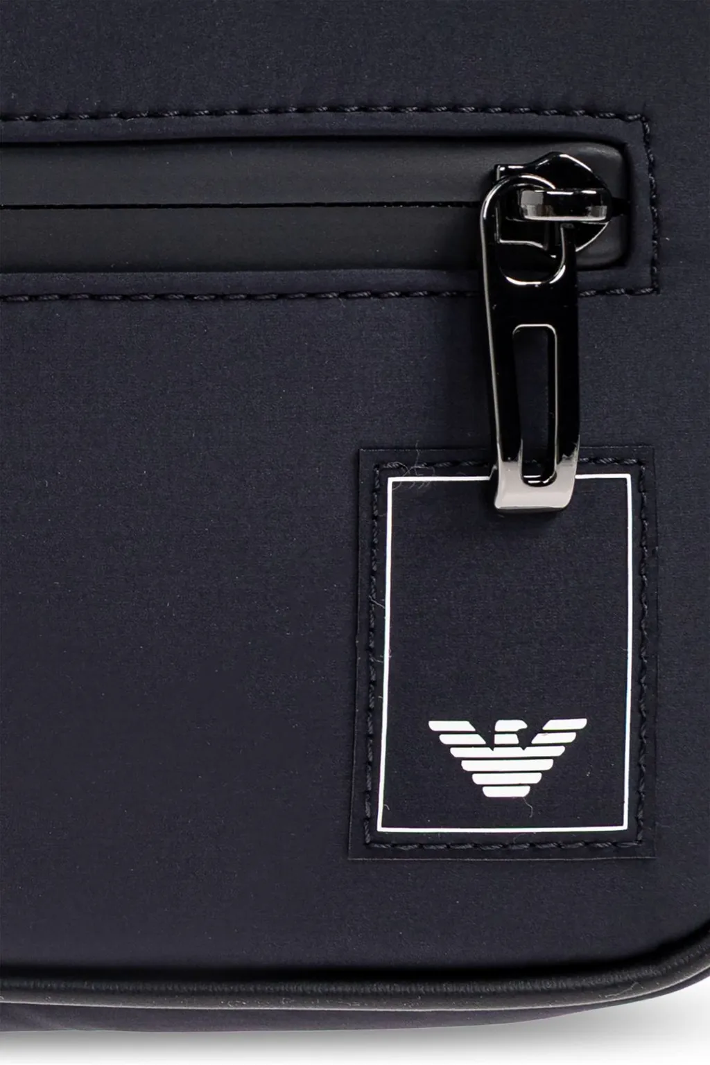 Emporio Armani Logo Patch Waist Bag