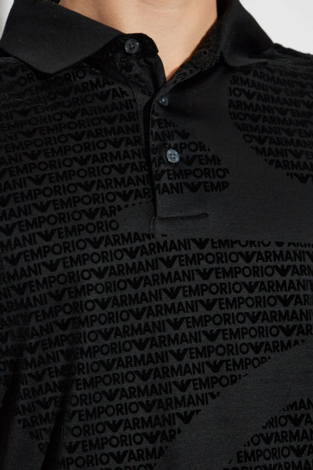 Emporio Armani Monogram Polo Shirt