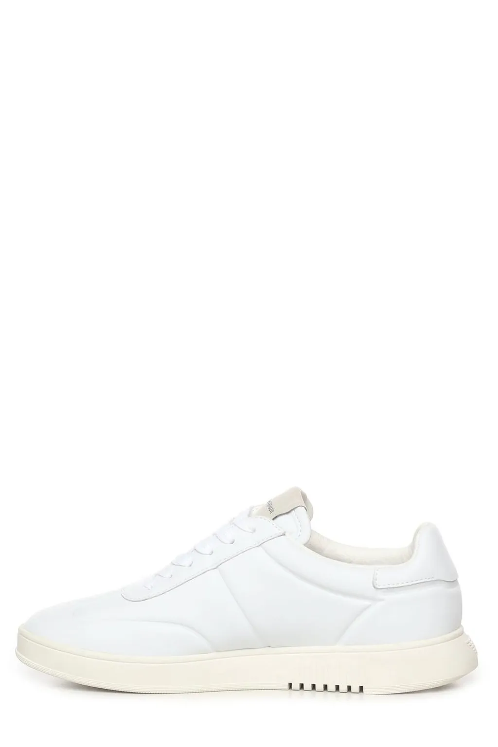 Emporio Armani Round Toe Lace-Up Sneakers
