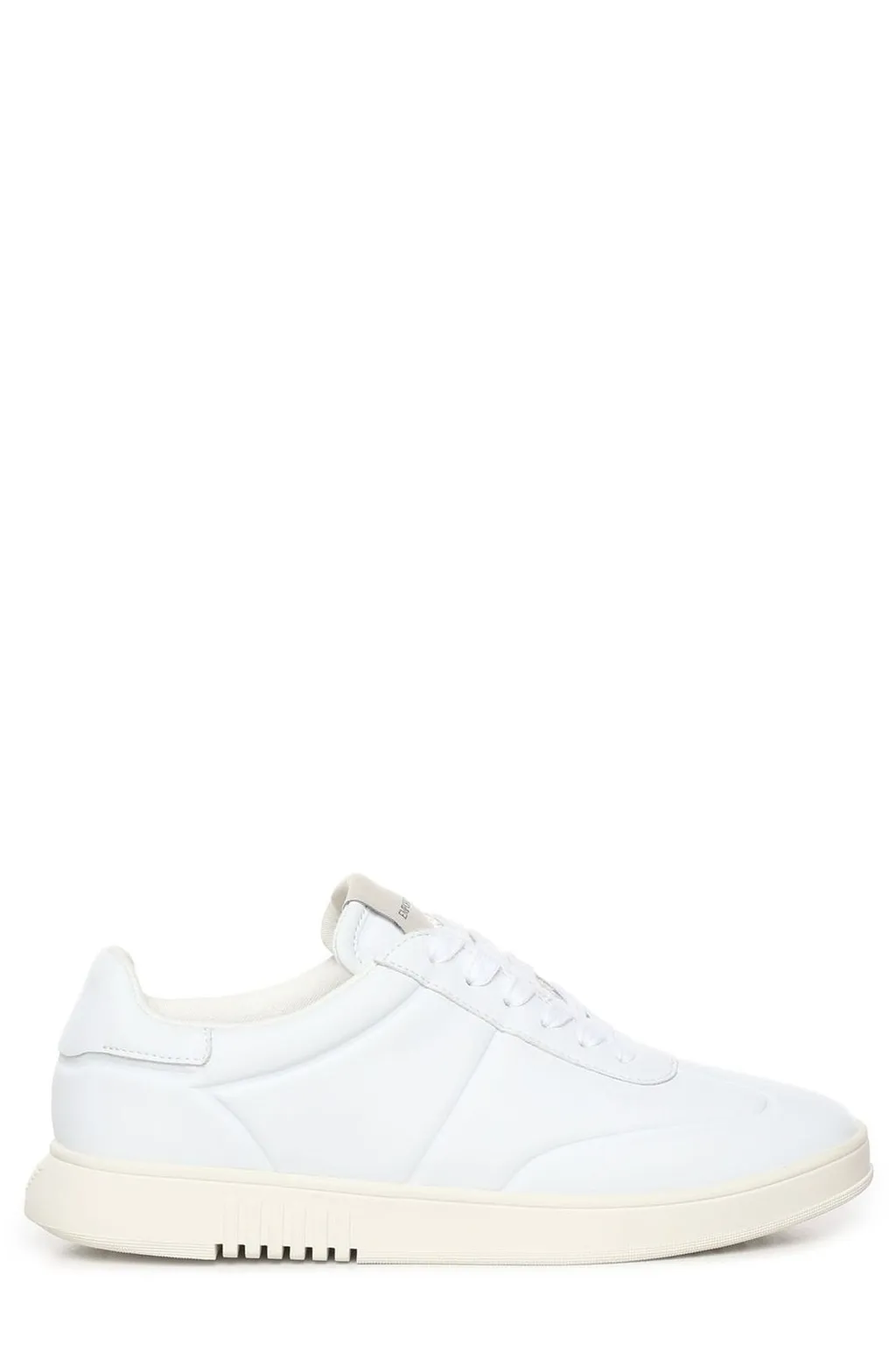 Emporio Armani Round Toe Lace-Up Sneakers