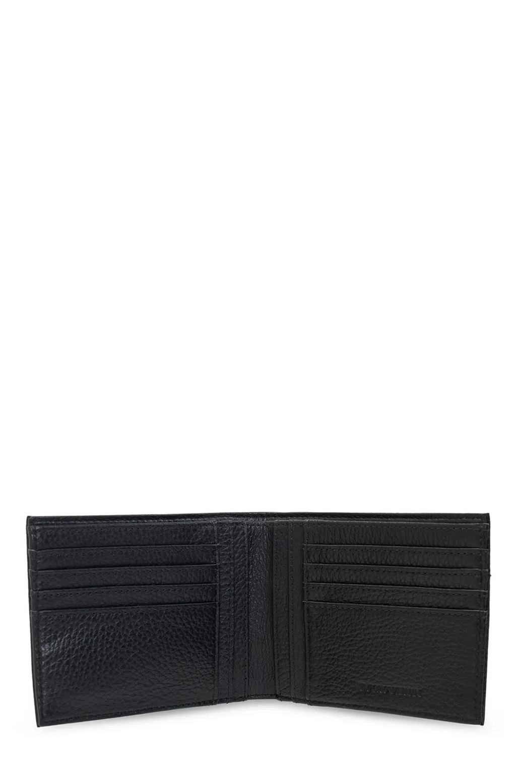 Emporio Armani Logo Lettering Bi-Fold Wallet And Keyring Set