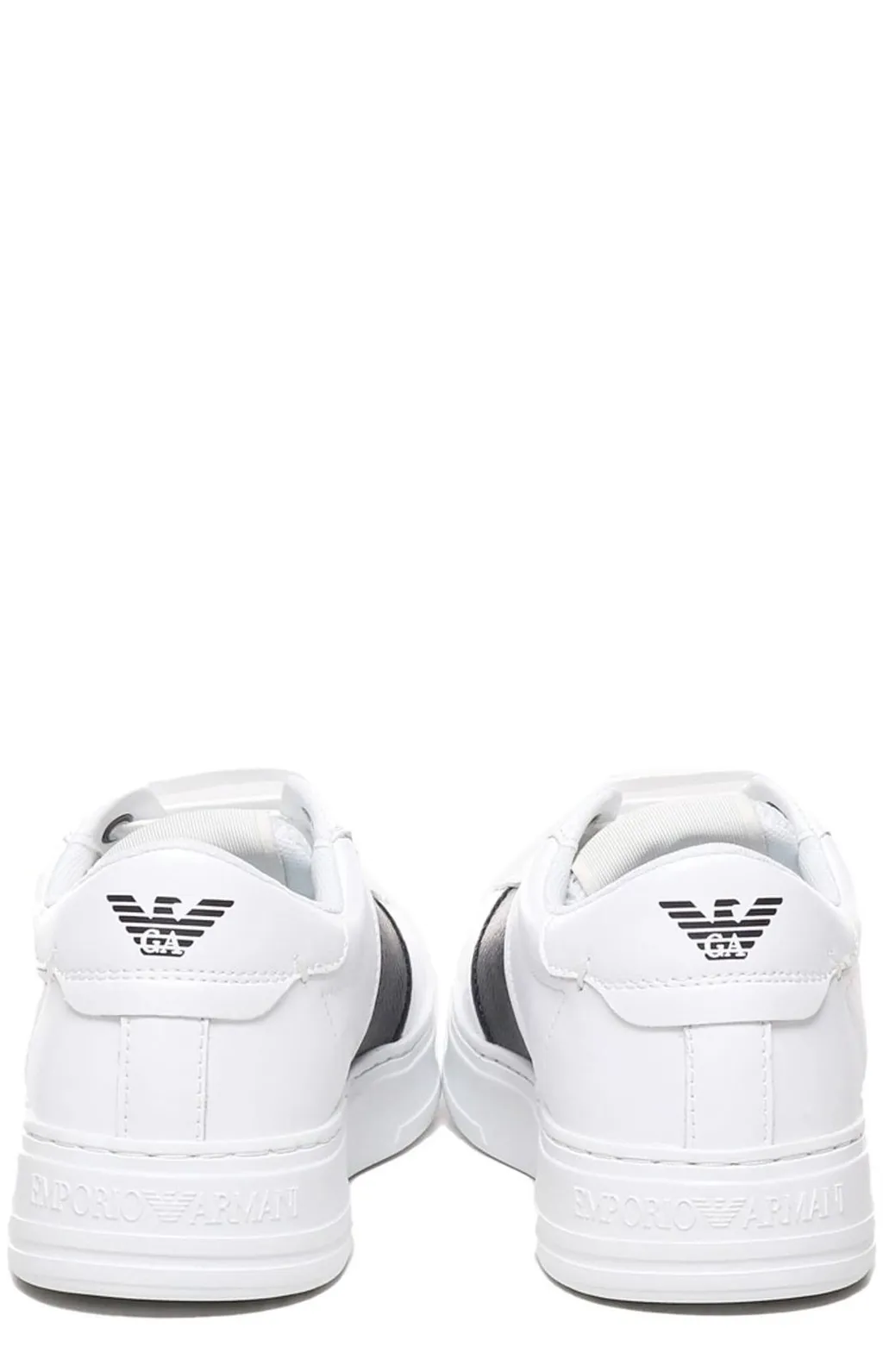 Emporio Armani Logo Printed Lace-Up Sneakers