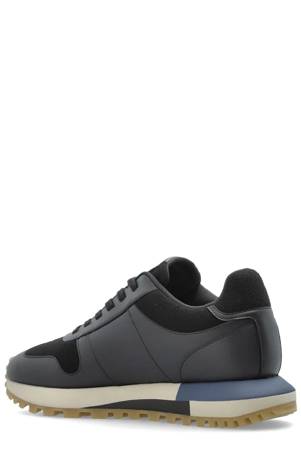Emporio Armani Logo Embossed Low-Top Sneakers