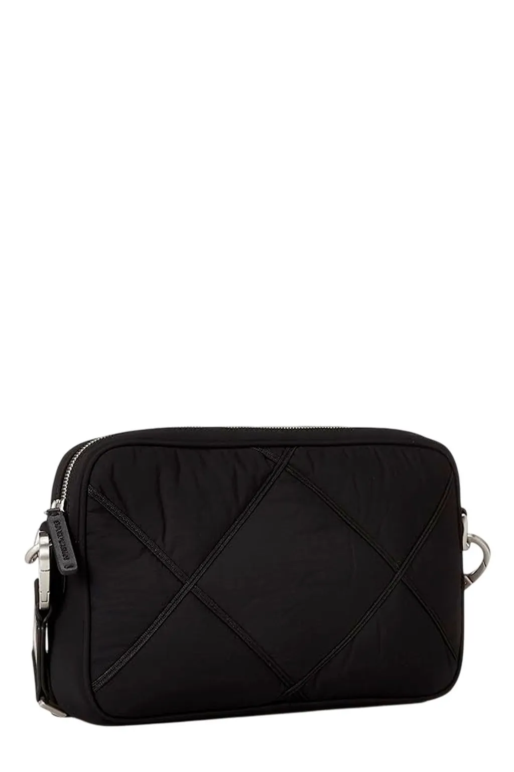 Emporio Armani Logo Patch Zip-Up Shoulder Bag