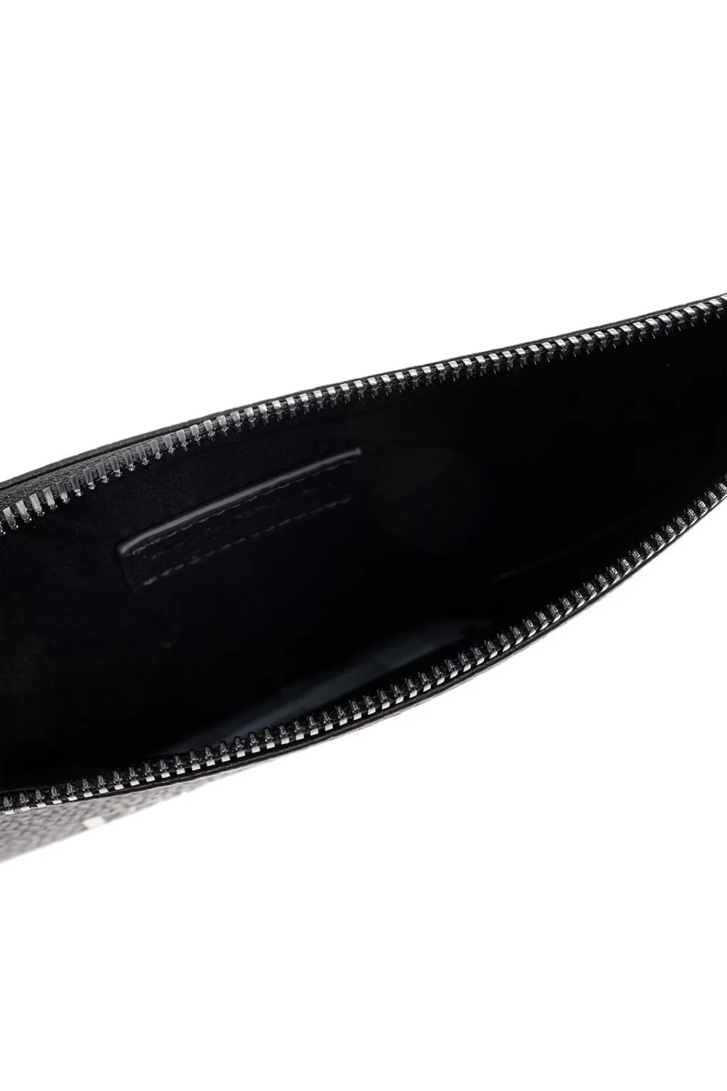 Emporio Armani Logo Printed Zipped Clutch Bag
