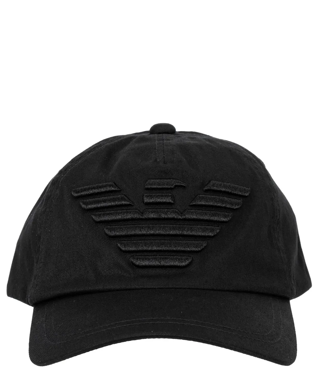Emporio Armani Logo Embroidered Baseball Cap