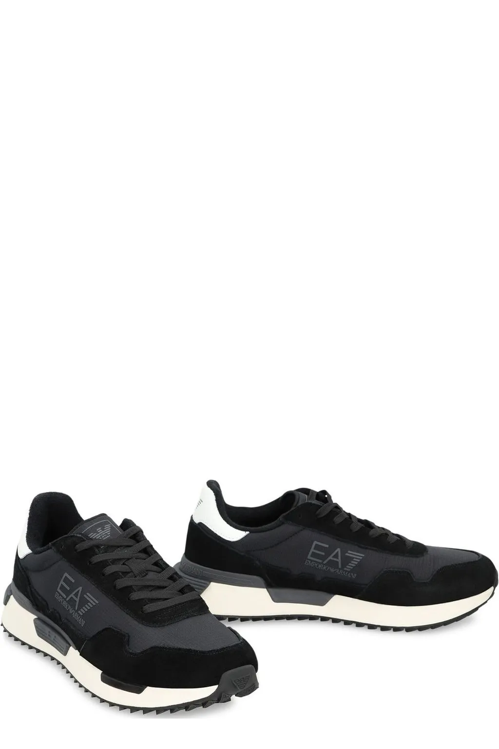 Emporio Armani Mesh Panelled Sneakers