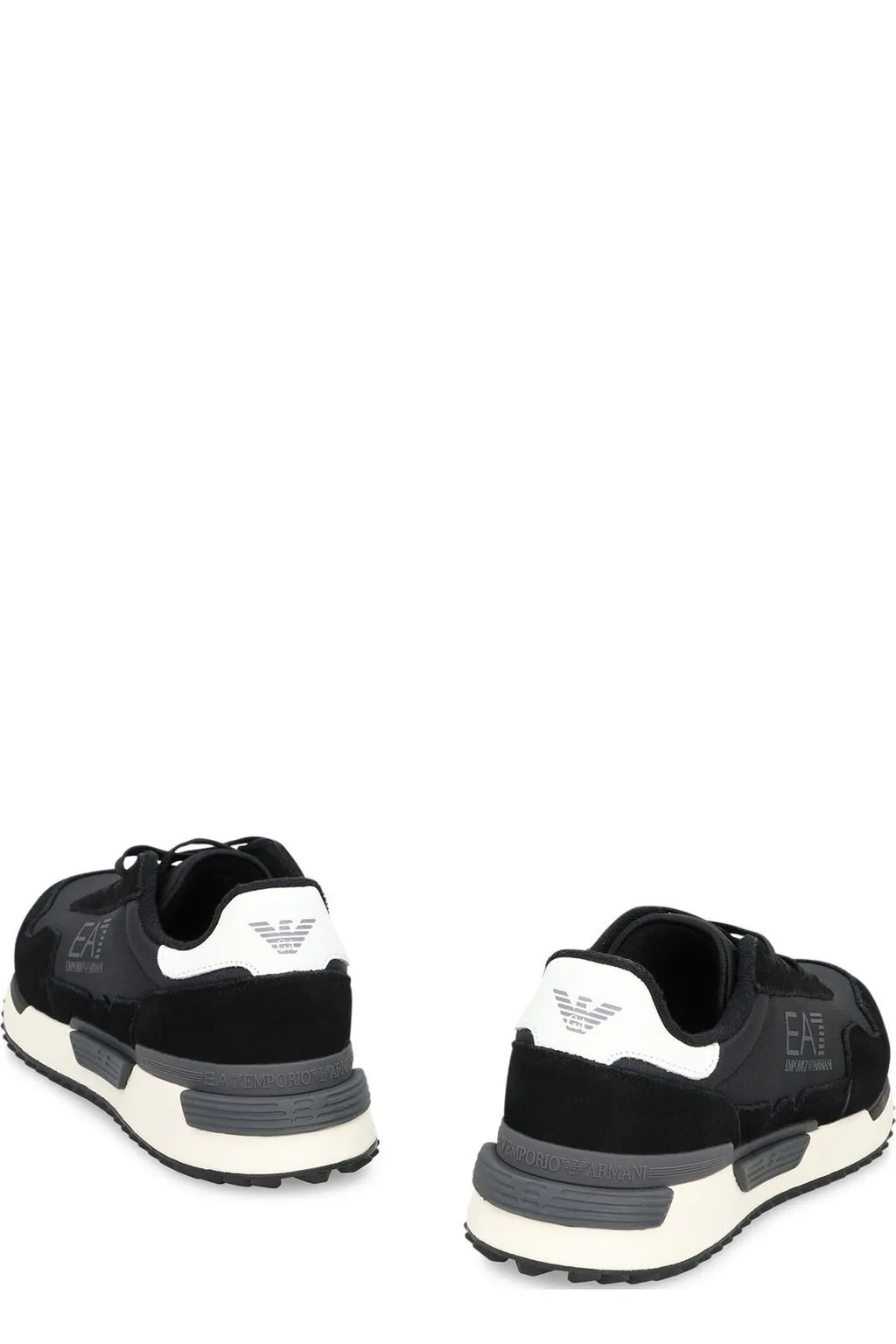 Emporio Armani Mesh Panelled Sneakers