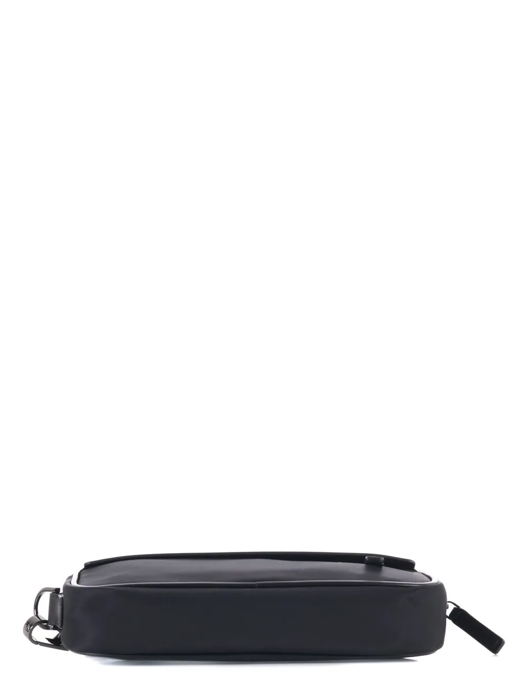 Emporio Armani Logo Plaque Zip-Up Clutch Bag