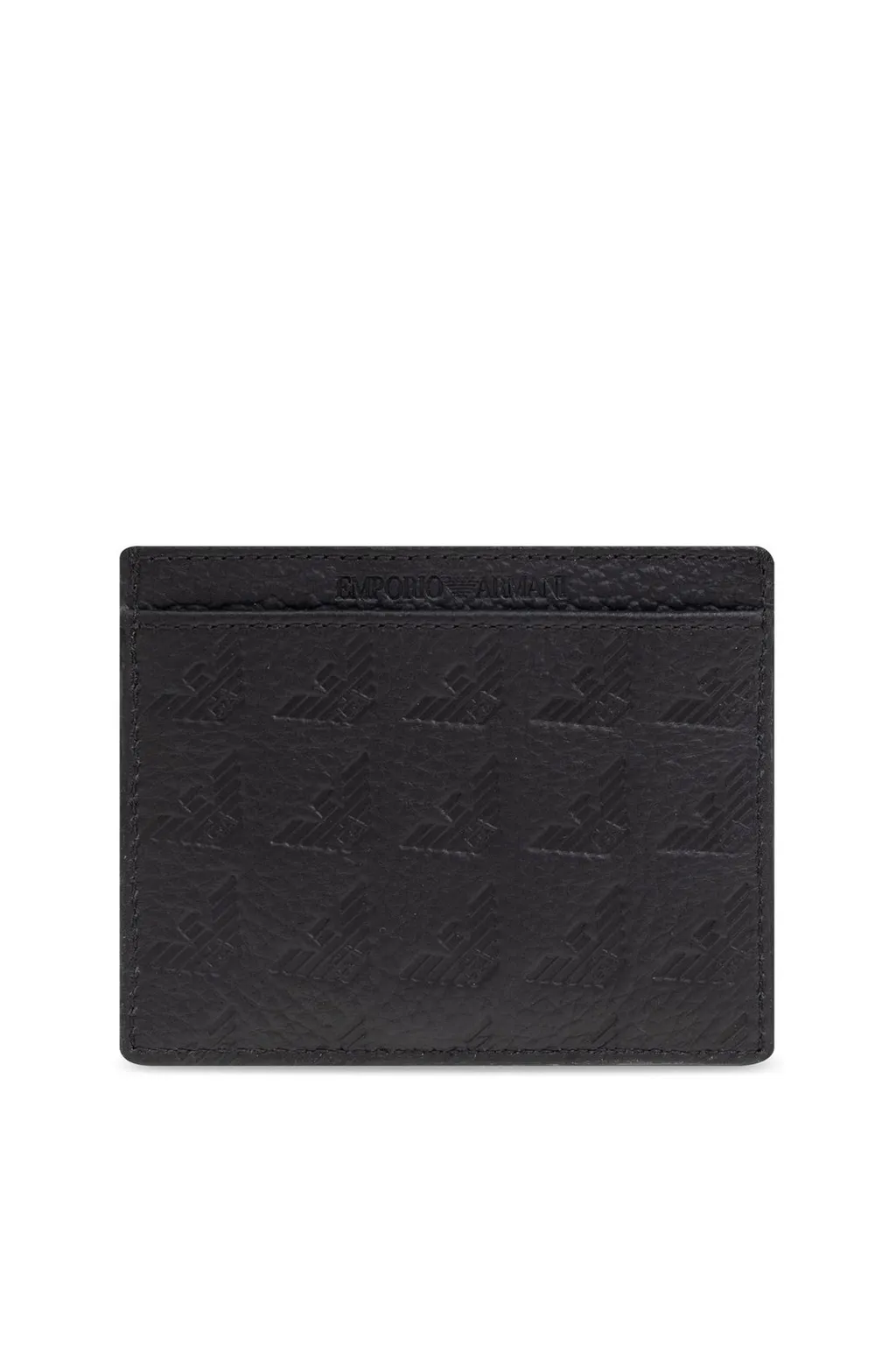 Emporio Armani Logo Plaque Card Holder