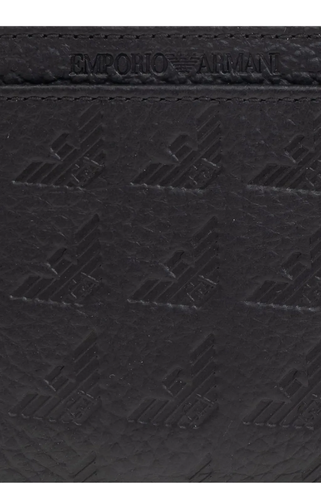 Emporio Armani Logo Plaque Card Holder