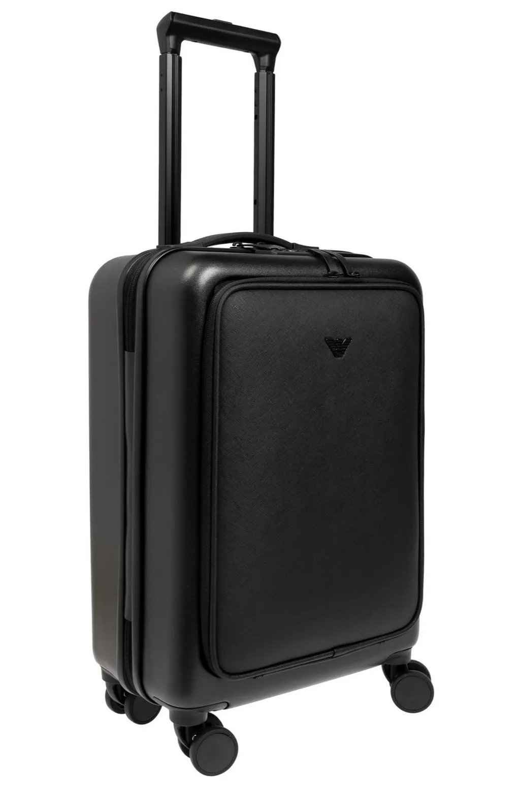 Emporio Armani Logo-Plaque Zipped Suitcase
