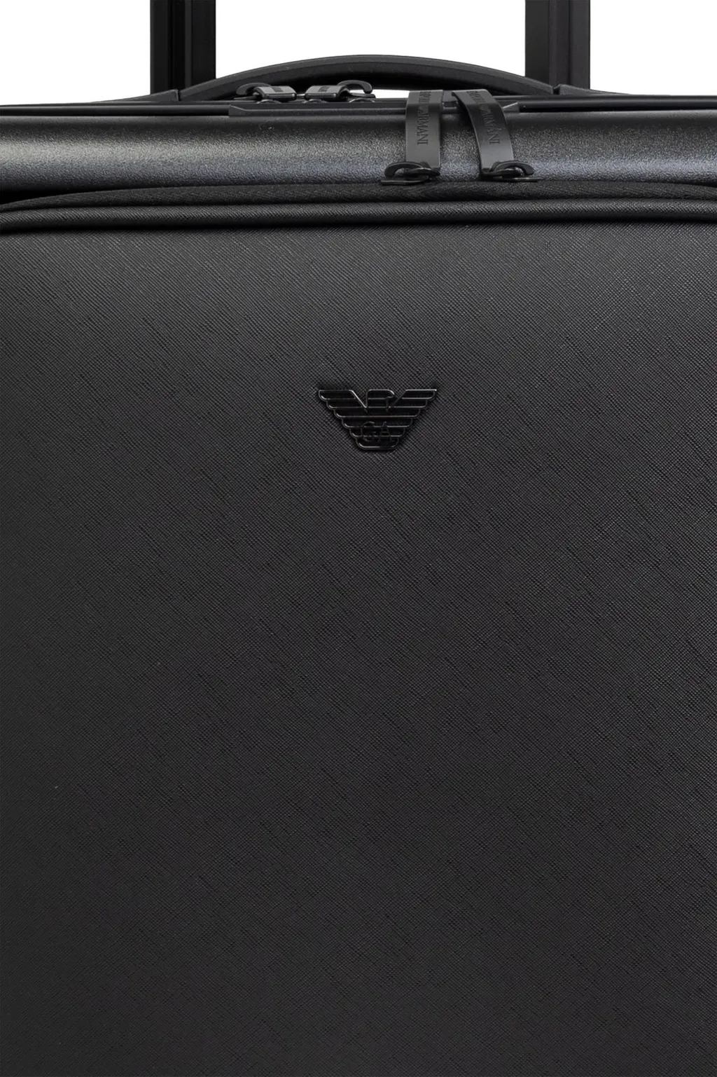 Emporio Armani Logo-Plaque Zipped Suitcase