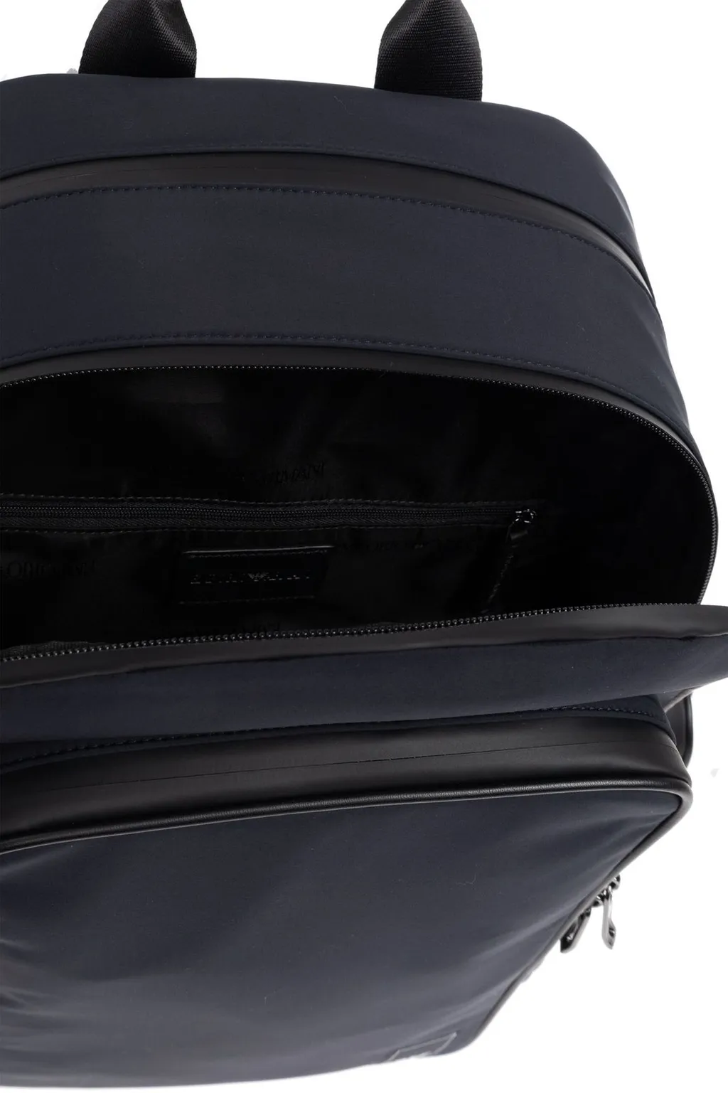 Emporio Armani Logo-Patch Zipped Backpack
