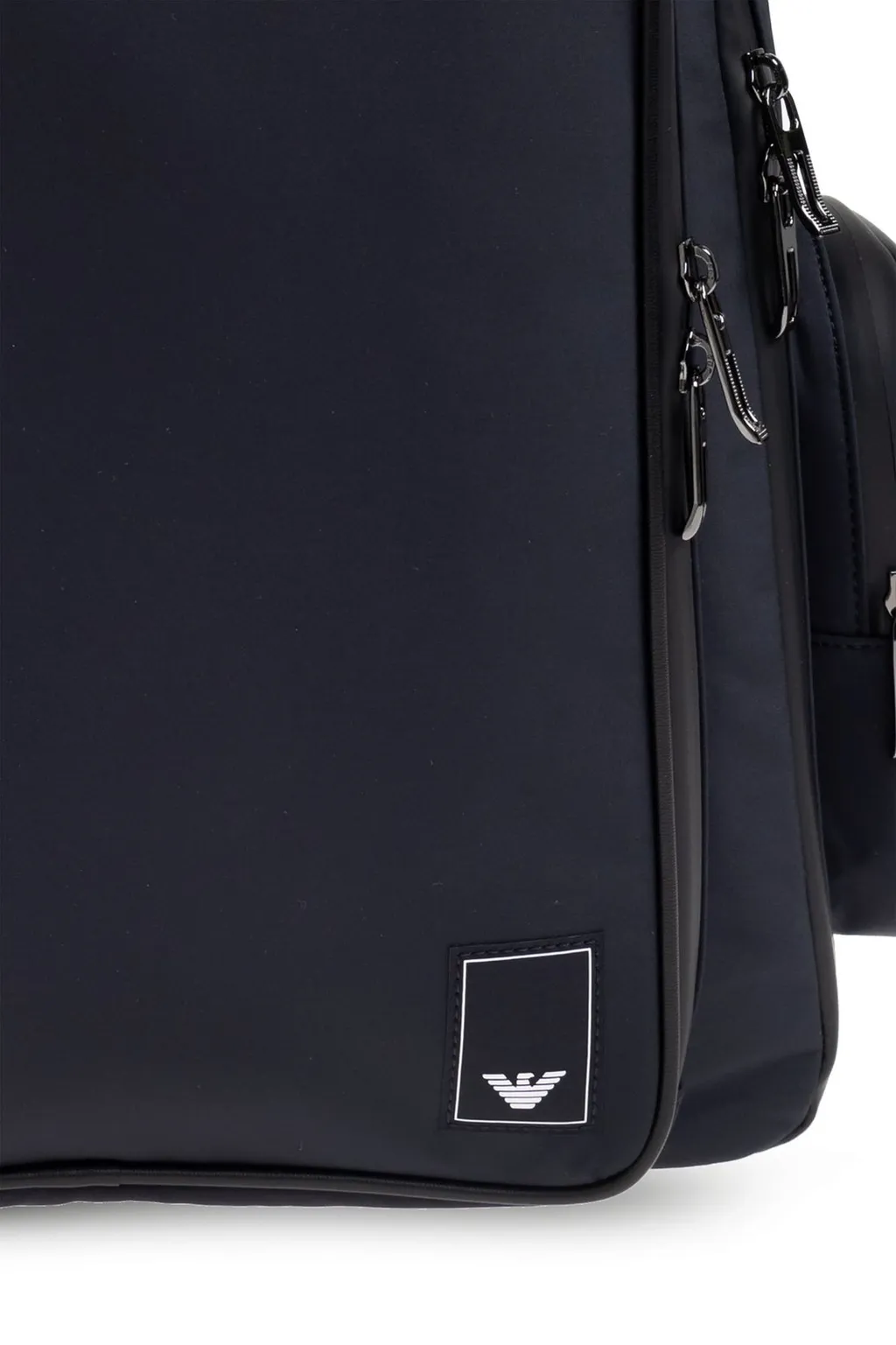 Emporio Armani Logo-Patch Zipped Backpack