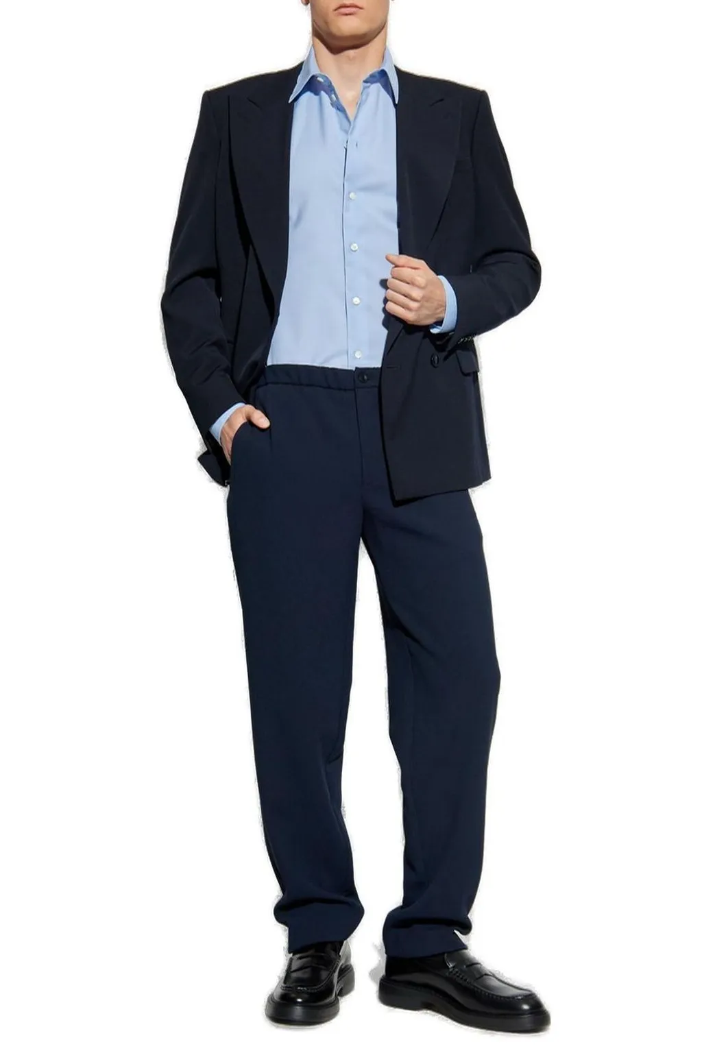 Emporio Armani Elasticated Waistband Trousers