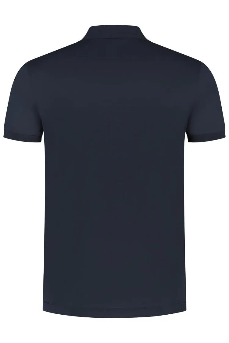 Emporio Armani Logo Patch Short-Sleeved Polo Shirt