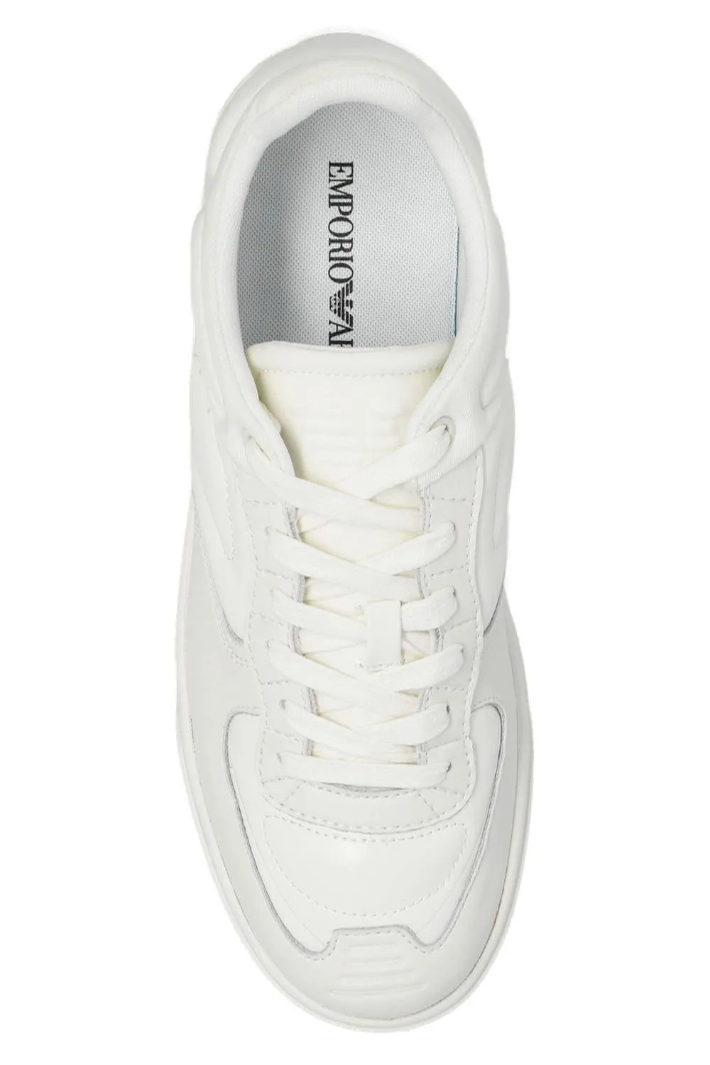 Emporio Armani Quilted Lace-Up Sneakers