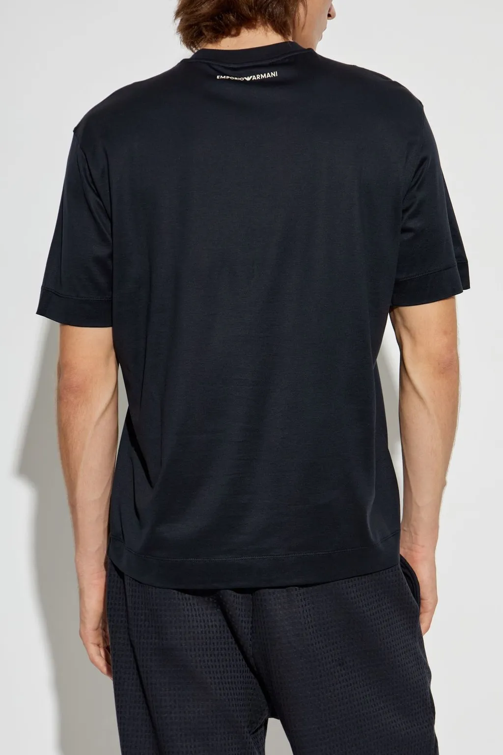 Emporio Armani Embroidered Crewneck T-Shirt