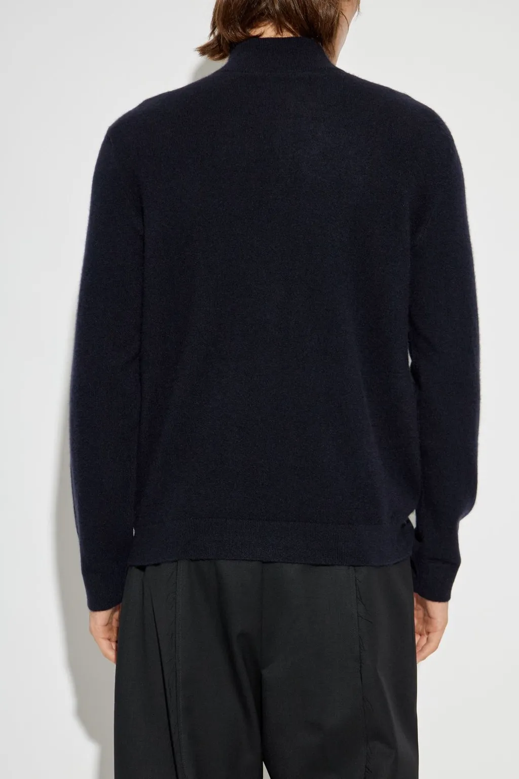 Emporio Armani Zip-Up Knitted Cardigan