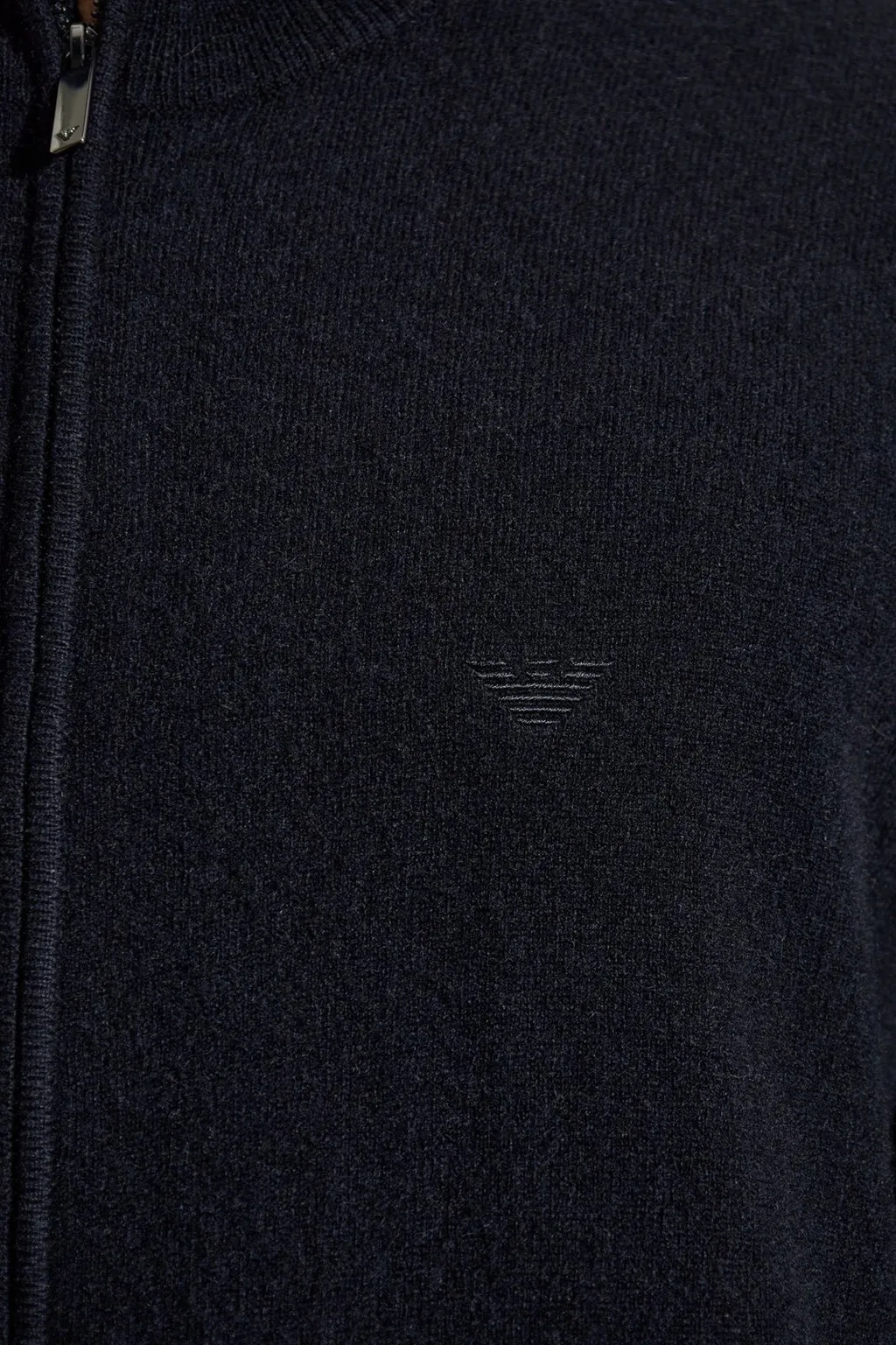 Emporio Armani Zip-Up Knitted Cardigan