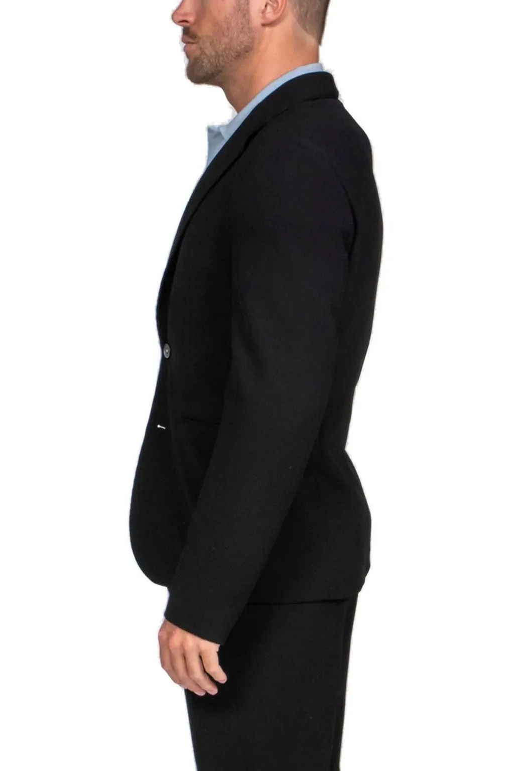 Emporio Armani Single-Breasted Tailored Blazer