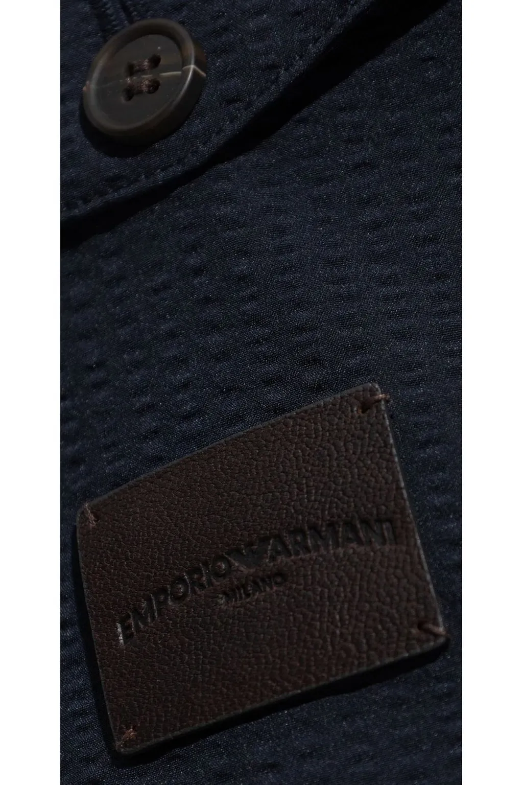 Emporio Armani Logo-Patch Zipped Jacket